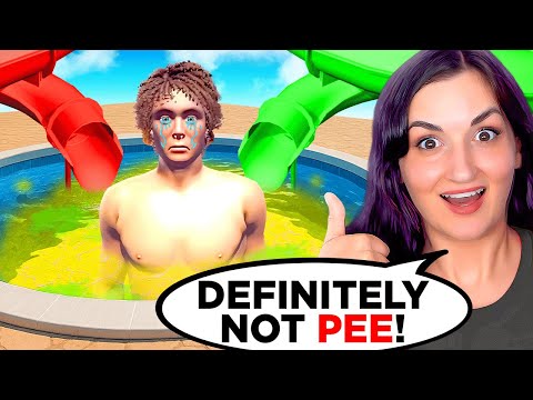 I Tried Working At A Waterpark… but the Pools Were Filled With MYSTERY LIQUIDS