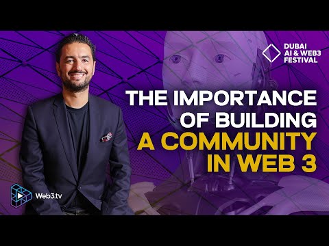 Saqr Ereiqat of TradeDog Group at the Dubai AI & Web3 Festival
