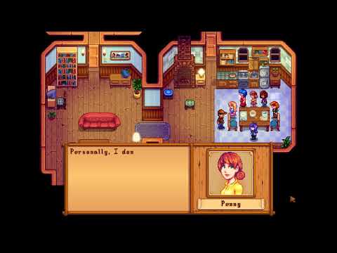 Stardew Valley - Polyamory event (Girls+ Rabbit's Foot) / Group 10-Heart Event