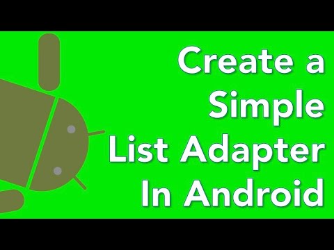 Java Android App Tutorial Lists 02 Arraylist Adapter