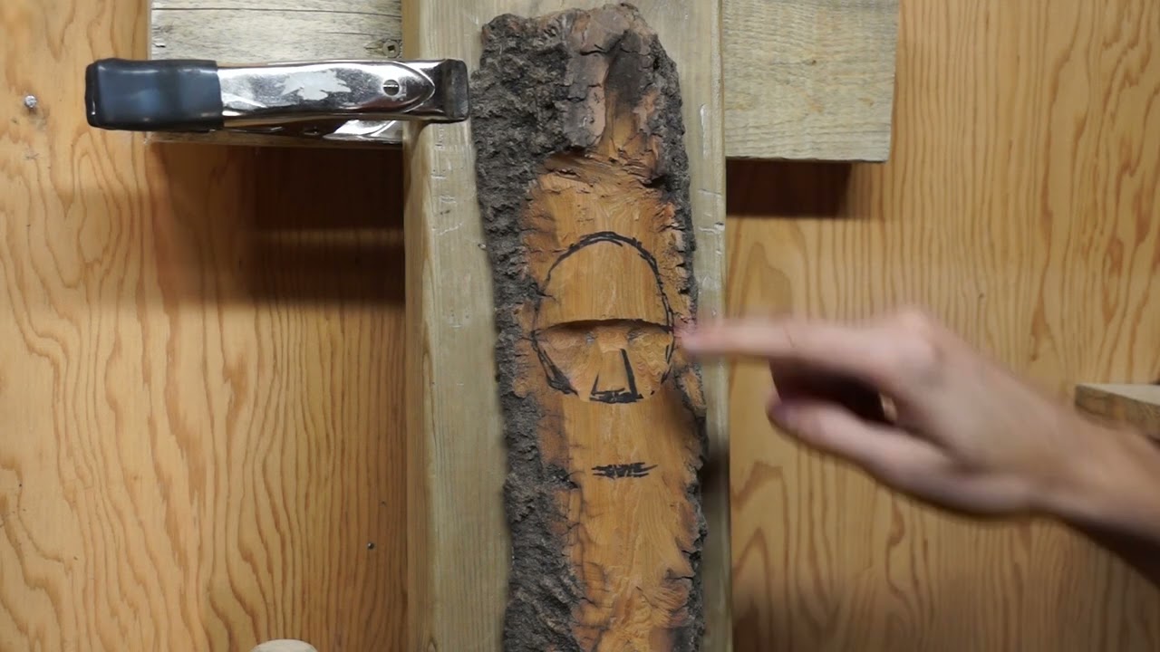 How to Carve A Wood Spirit Lesson 1