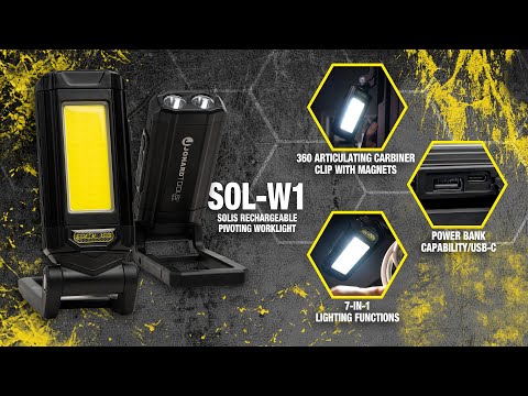 Jonard Tools Solis Rechargable 360 Pivoting Worklight
