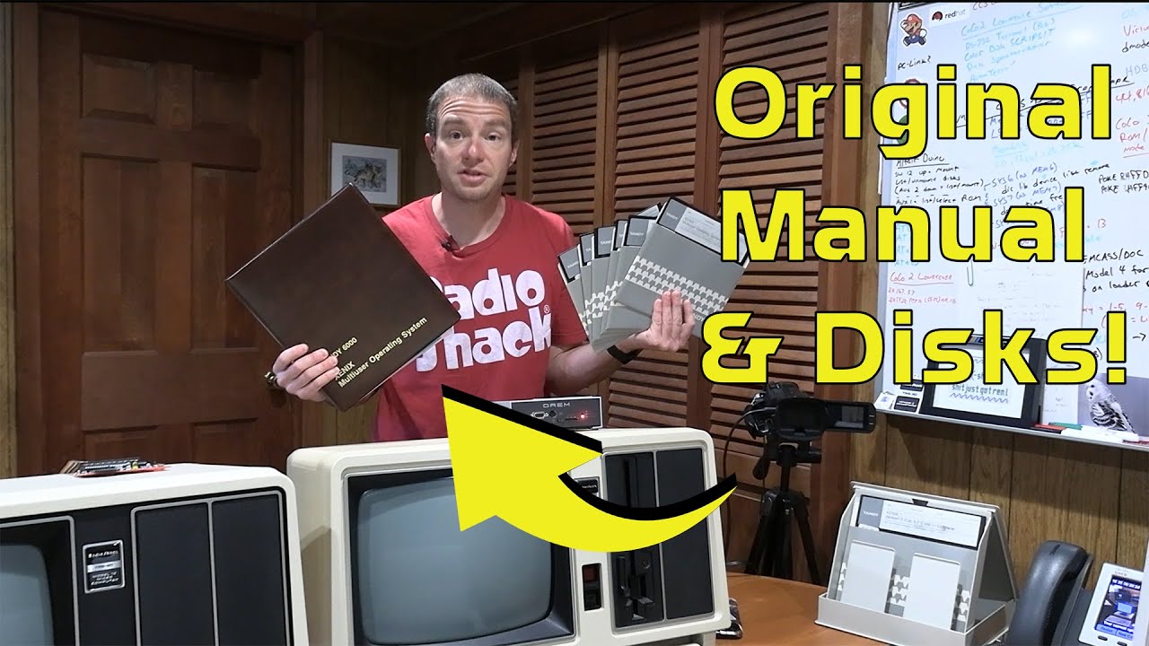 Installing Tandy XENIX From REAL 8-Inch Floppy Disks