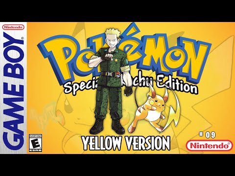POKEMON YELLOW Walkthrough Gameplay | Part 09: Vermillion Gym Leader Lt. Surge (FULL GAME)