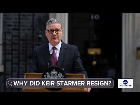 Why did Keir Starmer resign?