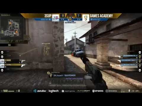 WinOut CS:GO Tournament - Games Academy vs. 3sUP (Mapa 1 - Inferno) - Narração PT-BR