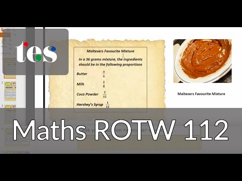 Maths ROTW 112 - Malteaser's Mystery Case