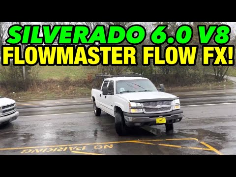 2003 Chevy Silverado 6.0L V8 2500HD EXHAUST w/ FLOWMASTER FLOW FX!