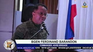 4ID OFFICIALS PINARANGALAN NG DSWD 10 AT CORDS 10