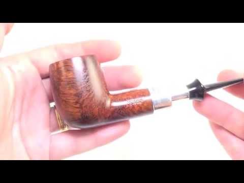 Peterson Of Ireland Large Billiard Style Pipe W Full Sterling Silver Spigot From PIPELIST.COM