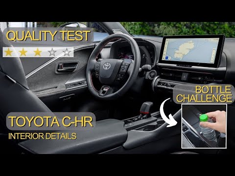 Toyota C-HR 1.8 Hybrid 140 PS (2024) | Good quality, smooth plastics! That SUV feels reliable...