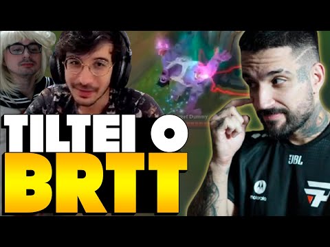 REVOLTA TILTANDO BRTT EM TREINO CBLOL, REWORK DO DR. MUNDO,  SHINI COSPLAY TOGA, KEIO PREDICT - MMS