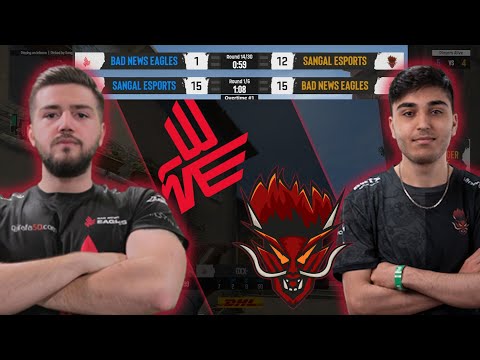 CRAZY COMEBACKS!! BAD NEWS EAGLES v SANGAL ESPORTS [LOSER ELIMINATED] - CS:GO HIGHLIGHTS