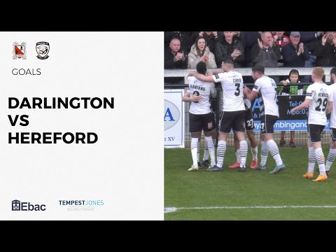 Goals: Darlington v Hereford
