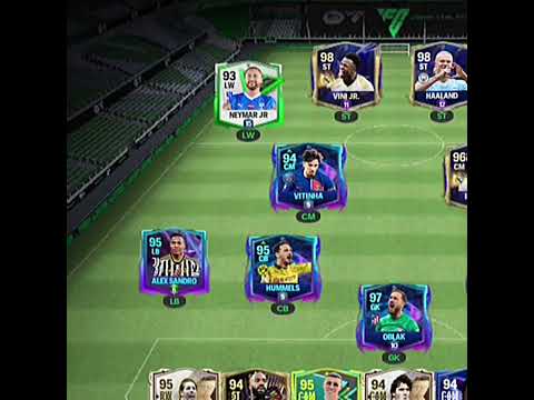 Rate my fc mobile team 0-100 #nmreditz #viral #fcmobile