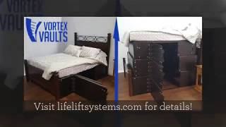 Vortex Vaults Storm Shelter Bed by Life Lift Systems