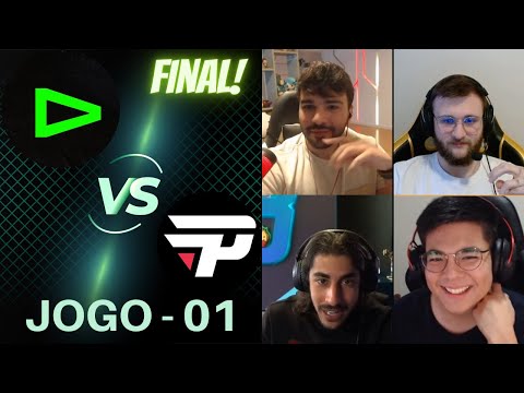 LOUD VS PAIN - BAIANALISTA com RANGER e MINERVA - JOGO 01 - FINAL CBLOL 2022 2° ETAPA