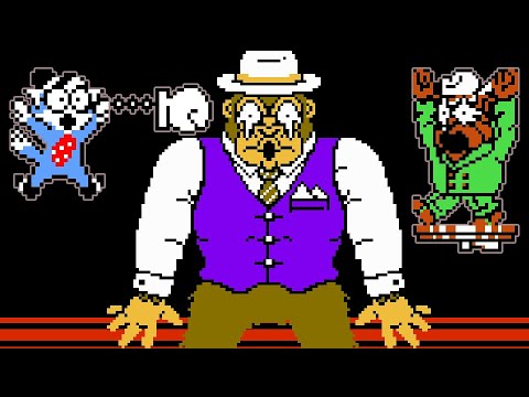 Rockin' Kats (NES) All Bosses (No Damage)