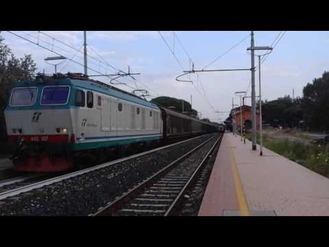 E652.037 Xmpr sul MRS Ravenna-M.MARC.UM1 FA/FT, in transito alla stazione di Cervia!