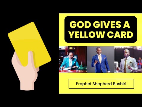 GOD GIVES A YELLOW CARD