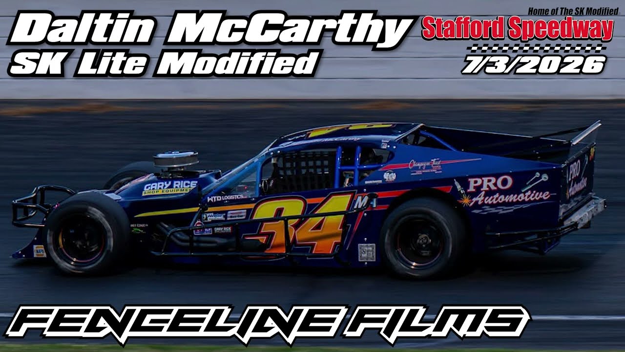 Daltin McCarthy SK Lite at Stafford Speedway 2026