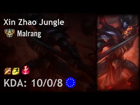 Xin Zhao Jungle vs Sejuani - Malrang vs Broxah - EUW Challenger Patch 8.4