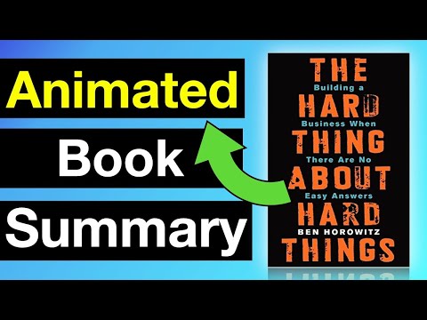 The Hard Thing About Hard Things Summary (Ben Horowitz)