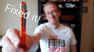 Diplomat Magnum Demo Orange Review Part 2: I fixed the skipping nib!