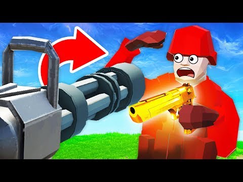 HUGE MINIGUN vs SECRET WEAPON IN Ravenfield (Ravenfield Funny Gameplay)