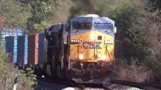 preview picture of video 'Triple Power Intermodal Train in Hanover, MD'