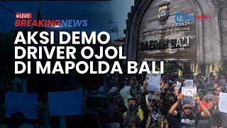 BREAKING NEWS: Ratusan Ojol Gelar Aksi Solidaritas di Mapolda Bali, Tuntut Keadilan untuk Affan