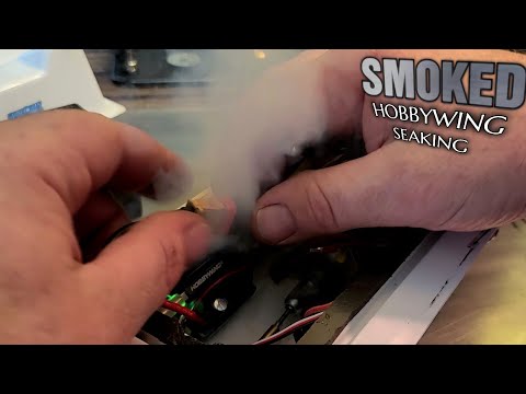 Brushless Speed Control Install Gone Wrong - Smoking Esc