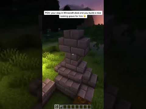 Minecraft Grave Build: Epic Shorts