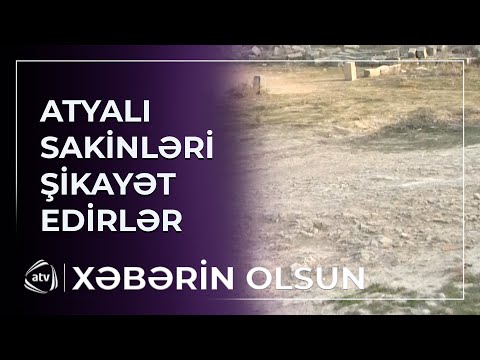 Atyalı sakinləri yolsuzluqdan şikayət edirlər