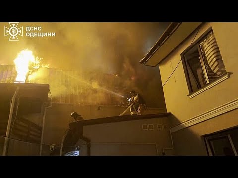 Video Thumbnail: Ukraine: Russian strike on Odesa kills 2, hits hospitals and schools overnight