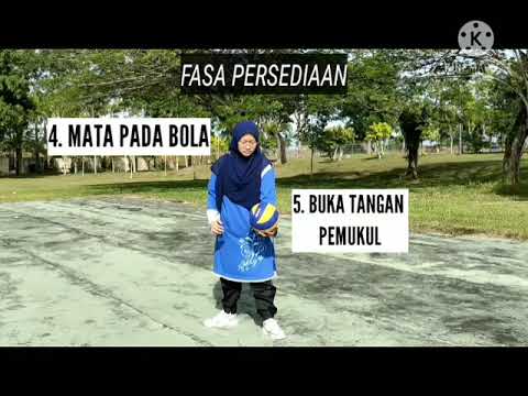 SERVIS BAWAH TANGAN  BOLA TAMPAR