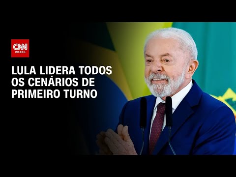Lula lidera cenários de 1º turno contra nomes da direita, diz pesquisa | LIVE CNN
