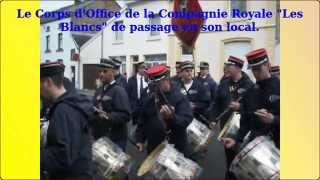 preview picture of video '1ère sortie des Corps d'Office de la Marche des SS Pierre et Paul - Florennes le 21 avril 2014'