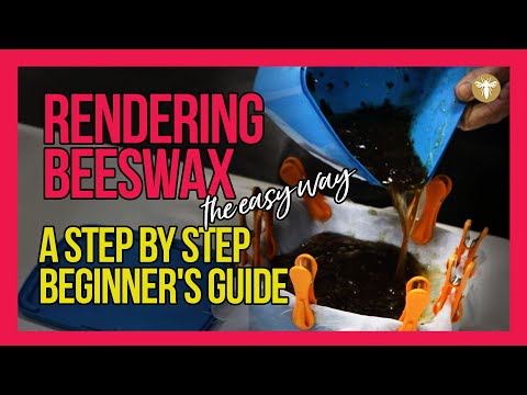 Rendering Beeswax [The Easy Way] A step by step Beginners Guide