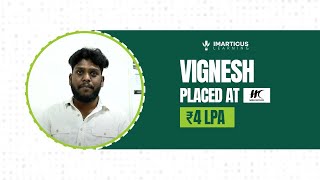From Learner to Data Analyst | Vignesh’s Imarticus Success Story