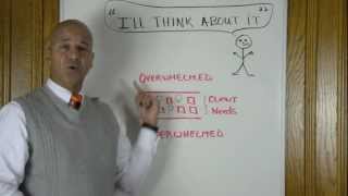 Sales Training Moment #90 - "I'll think about it."  Part 2 of 4