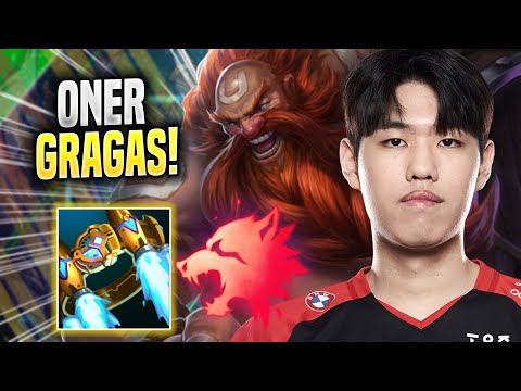ONER PERFECT GAME WITH GRAGAS! - T1 Oner Plays Gragas JUNGLE vs Graves! | Season 2022