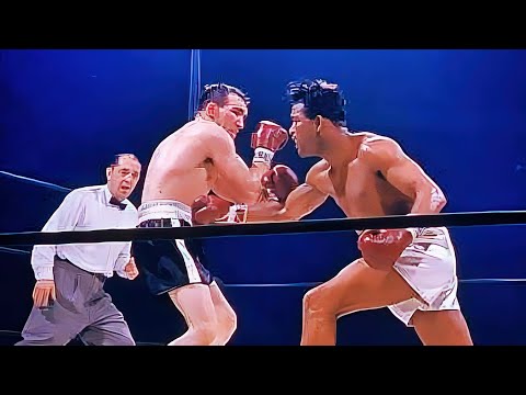 Sugar Ray Robinson vs Gene Fullmer 1 (Full Fight Highlights)