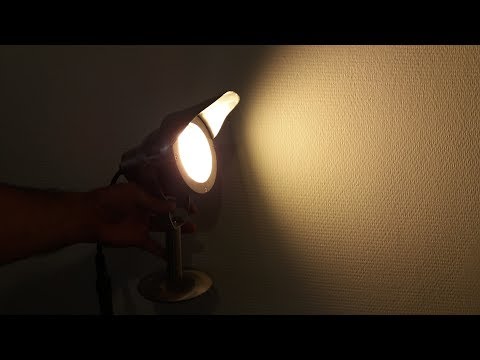 65370 - Projecteur LED puissant sur piquet 10W 800lm en aluminium brossé avec casquette amovible_4