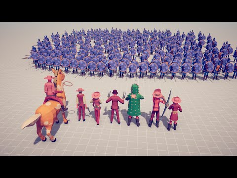 WILD WEST FACTION vs ARMIES - Totally Accurate Battle Simulator TABS