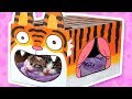 Cardboard Tiger Cat House Crafts Ideas With Boxes DIY On BoxYourself