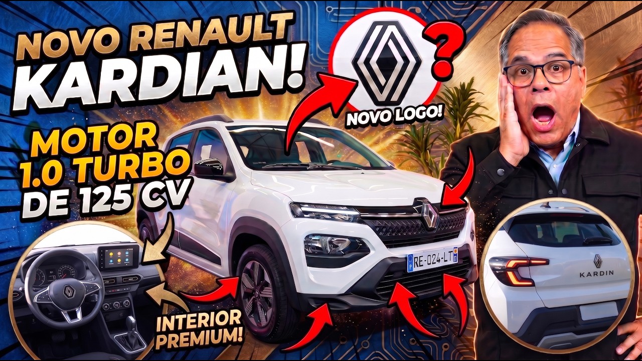 Renault Kardian 2027. Versão de entrada ficou top!