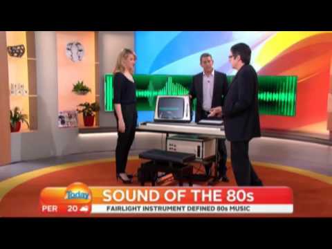 Peter Vogel demonstrates the Fairlight CMI 30A