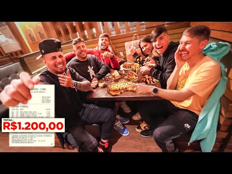 DESAFIO DO CARTÃO MAIS CARO DE TODOS NO OUTBACK !!! * 1.200,00 reais *💰🤯