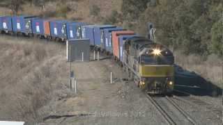 preview picture of video 'Freightliner Australia : GE C44aci : Australian trains and railroads'